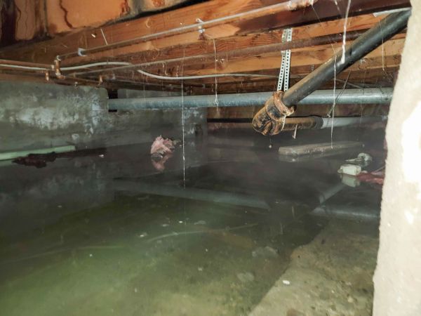 Crawlspace Drainage in Mount Vernon