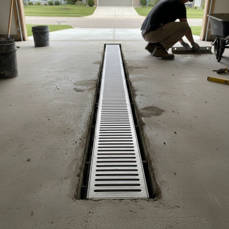 Concrete Drain Installation